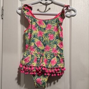 Nicole by Nicole Miller Pink Floral Swimsuit